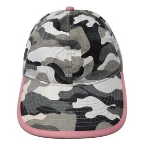 August Strapback Baseball Cap Multicolor One Size Adjustable Camouflage 6 Panel